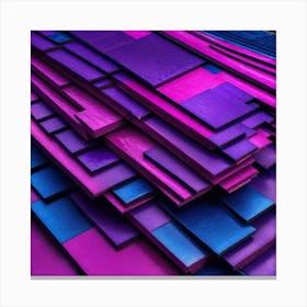 Purple And Blue Canvas Print