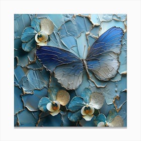 Blue Butterfly 3 Canvas Print