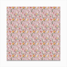 Pink Tulips Canvas Print