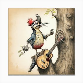 Woodpecker 8 Canvas Print