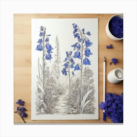 Bluebells Canvas Print