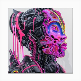 Robot Woman 2 Canvas Print