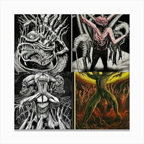 Monster Of Gore Canvas Print