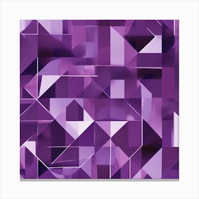 Abstract Purple Background Canvas Print