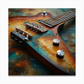 Electric Guitar Canvas Print