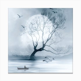 Full Moon Canvas Print