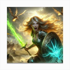 Elven Warrior 4 Canvas Print