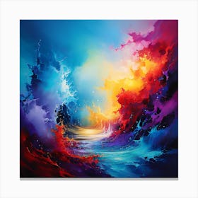 Chromatic Echoes Canvas Print