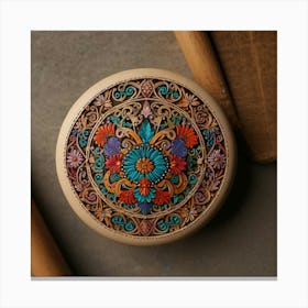 Russian Folk Art 2 Canvas Print