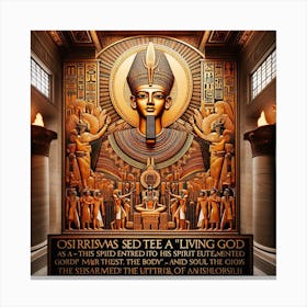 Egyptian Pharaoh Canvas Print