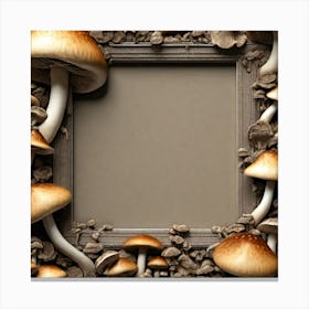 Mushroom Frame 7 Canvas Print