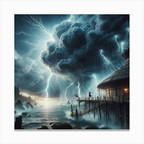 Stormy Night 2 Canvas Print