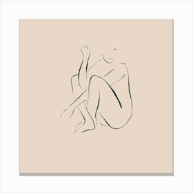 Nude Drawing Canvas Print