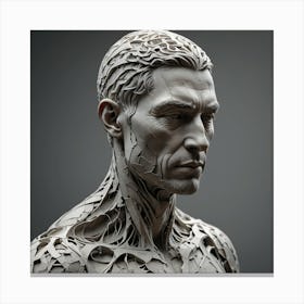 3d Model Of A Man 1 Canvas Print