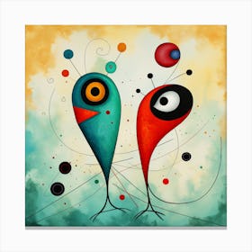 Birds In The Sky Canvas Print