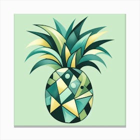 Abstract Pineapple Kitchen Restaurant Hallway Canvas Print