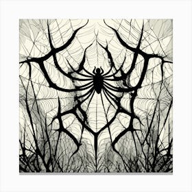 Spider Web Canvas Print