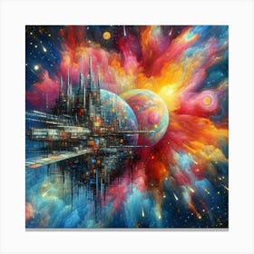 Space City 1 Canvas Print