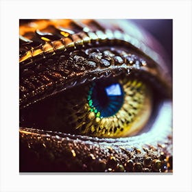 I put an eye on you Serie , Dragon Eye Canvas Print