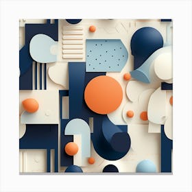 Abstract Geometric Pattern Canvas Print