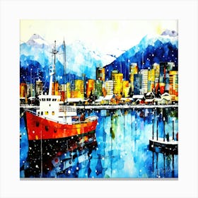 Harbour Vancouver BC - City Of Vancouver Canvas Print