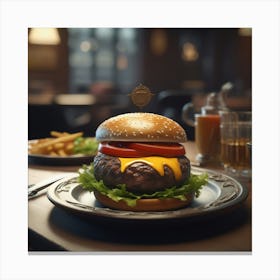 Burger 63 Canvas Print