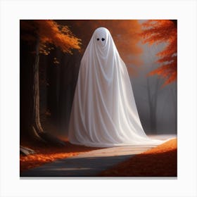 Ghost In The Woods 16 Canvas Print
