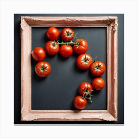 Tomatoes In A Frame 3 Canvas Print