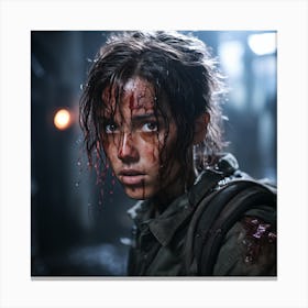 Lara Croft Canvas Print