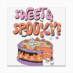 Sweet And Spooky Canvas Print