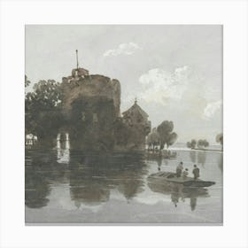 View Of A Castle 3 Canvas Print