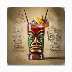 Tiki Cocktail 8 Canvas Print