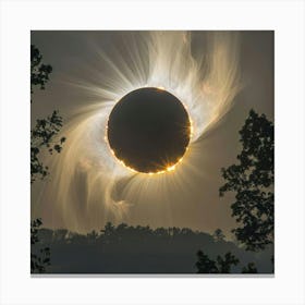 Solar Eclipse Canvas Print