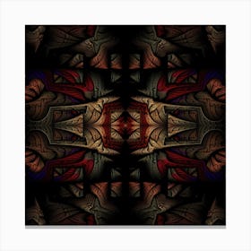 Fractal Fantasy Texture Pattern Canvas Print