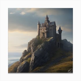 Castle On A Hill Canvas Print
