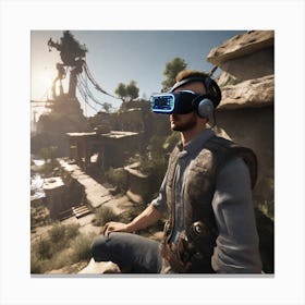 Vr Headset 25 Canvas Print