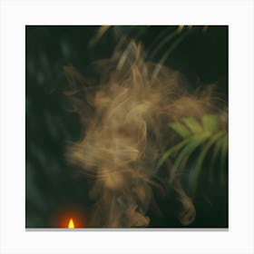 Smoke And Candles Canvas Print