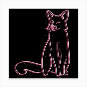 Foxxy pink Canvas Print