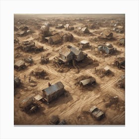 Deserted Town Canvas Print
