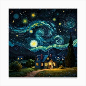 Starry Night 9 Canvas Print