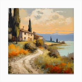 Dreams of Dolce Vita Serenity Canvas Print