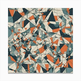 Abstract Geometric Pattern 1 Canvas Print