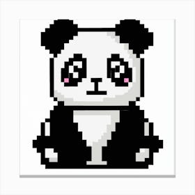 Pixel Panda 1 Canvas Print