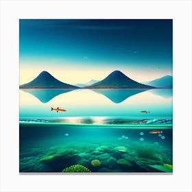 Underwater Seascape Canvas Print