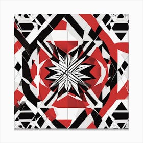 Red And Black 1 Canvas Print