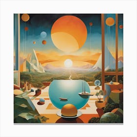 'The Sun Rises' Canvas Print