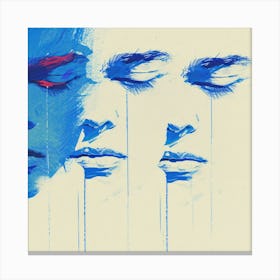 Blue And Blue Canvas Print