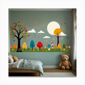 Wall For Kids Canvas Print