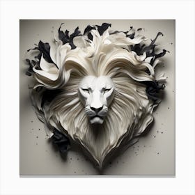 Lion Head 2 Canvas Print