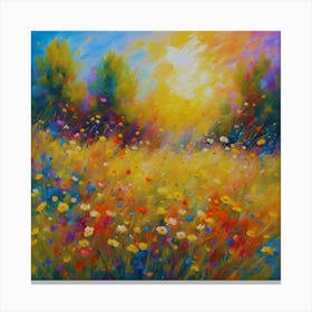 Sunlit Meadow Canvas Print